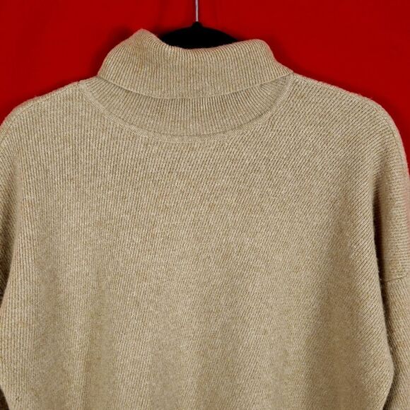 BILLY REID Cashmere Turtleneck Sweater‎ Tan Camel  Womens Size Small - Picture 2 of 7